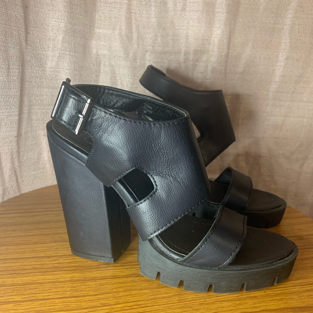 Black high heels
